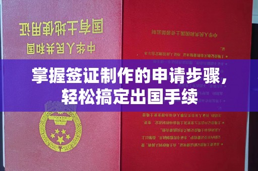 乐陵掌握签证制作的申请步骤，轻松搞定出国手续